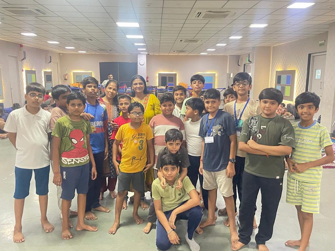 Children at a learning and engagement session