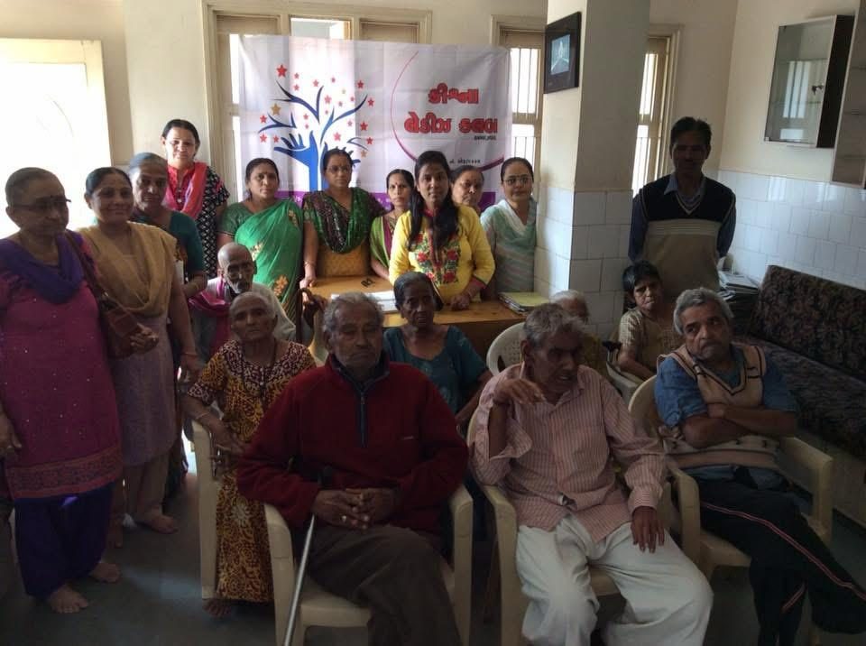 Time with residents of a senior-care home